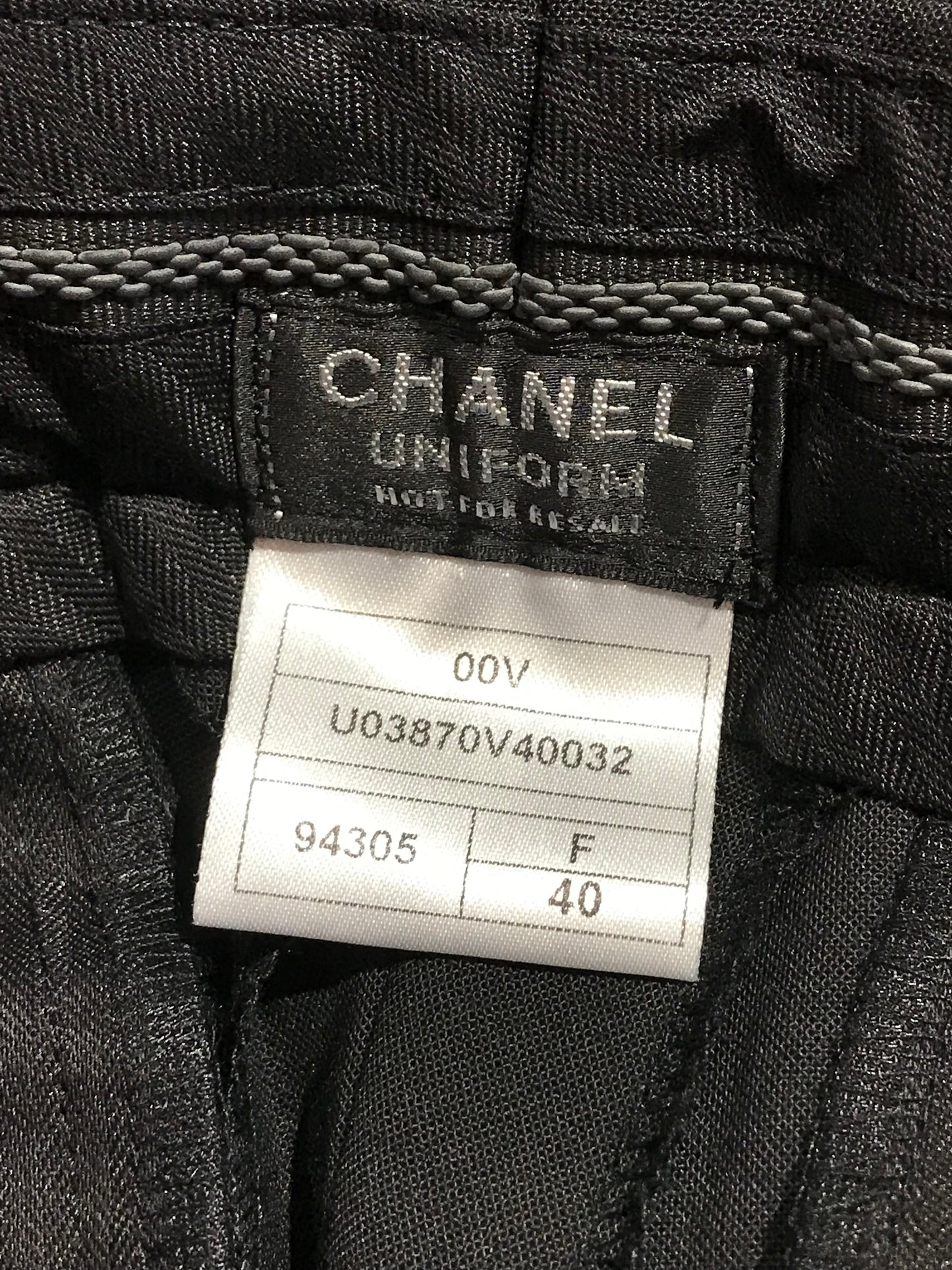Pantalon Chanel noir T.40 NEUF