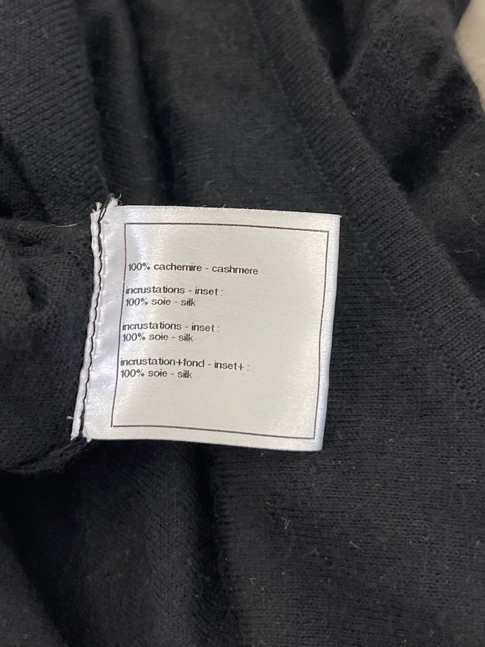 Pull Chanel noir T.S