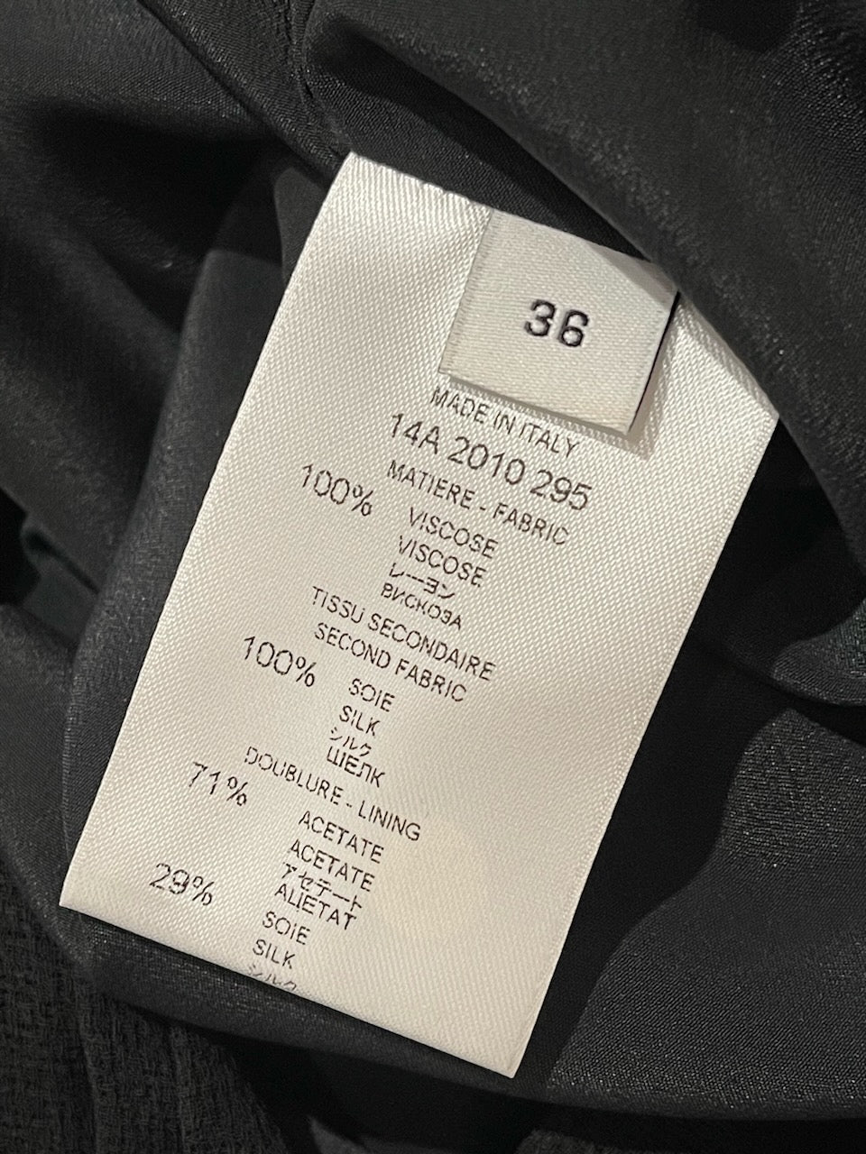 Robe Givenchy noire T.36