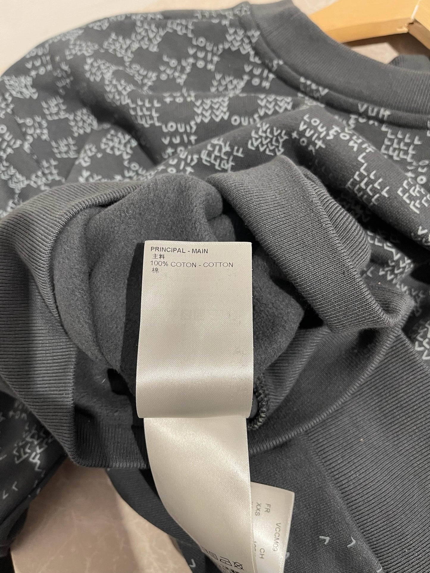 Sweat Louis Vuitton gris T.S