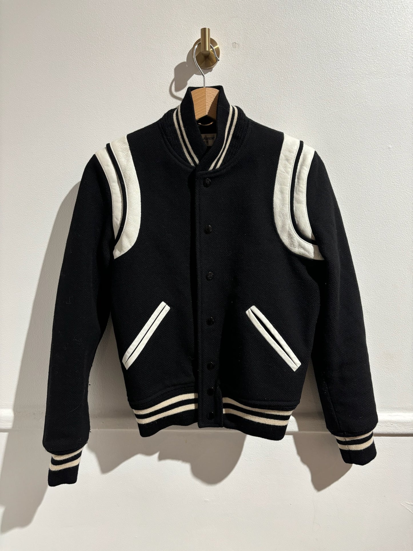 Veste Saint Laurent teddy noir T.36