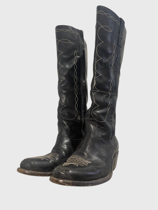 Santiags Golden Goose noires T.39