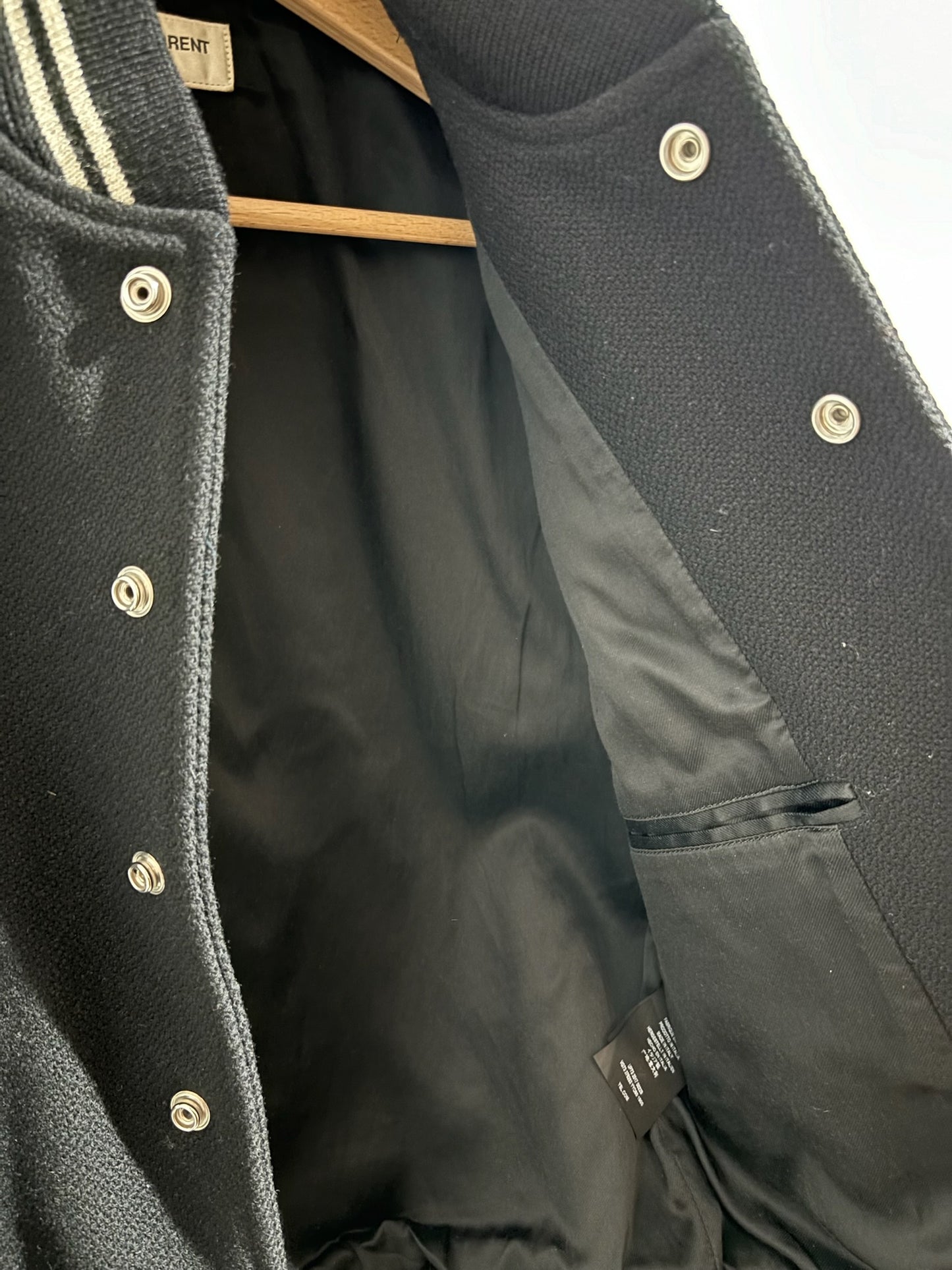 Veste Saint Laurent teddy noir T.36