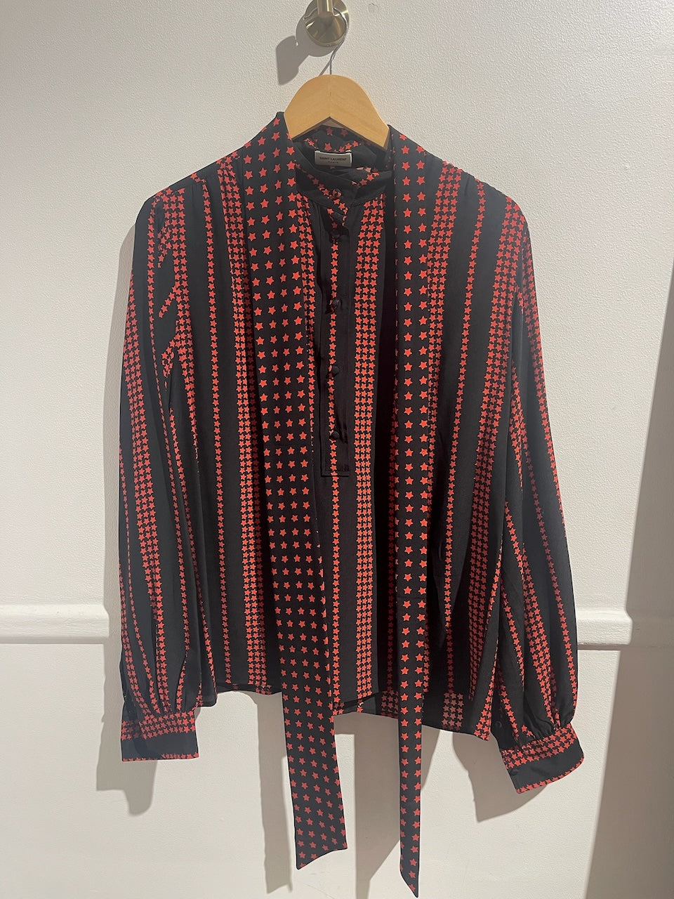 Chemise Saint Laurent noire T.40
