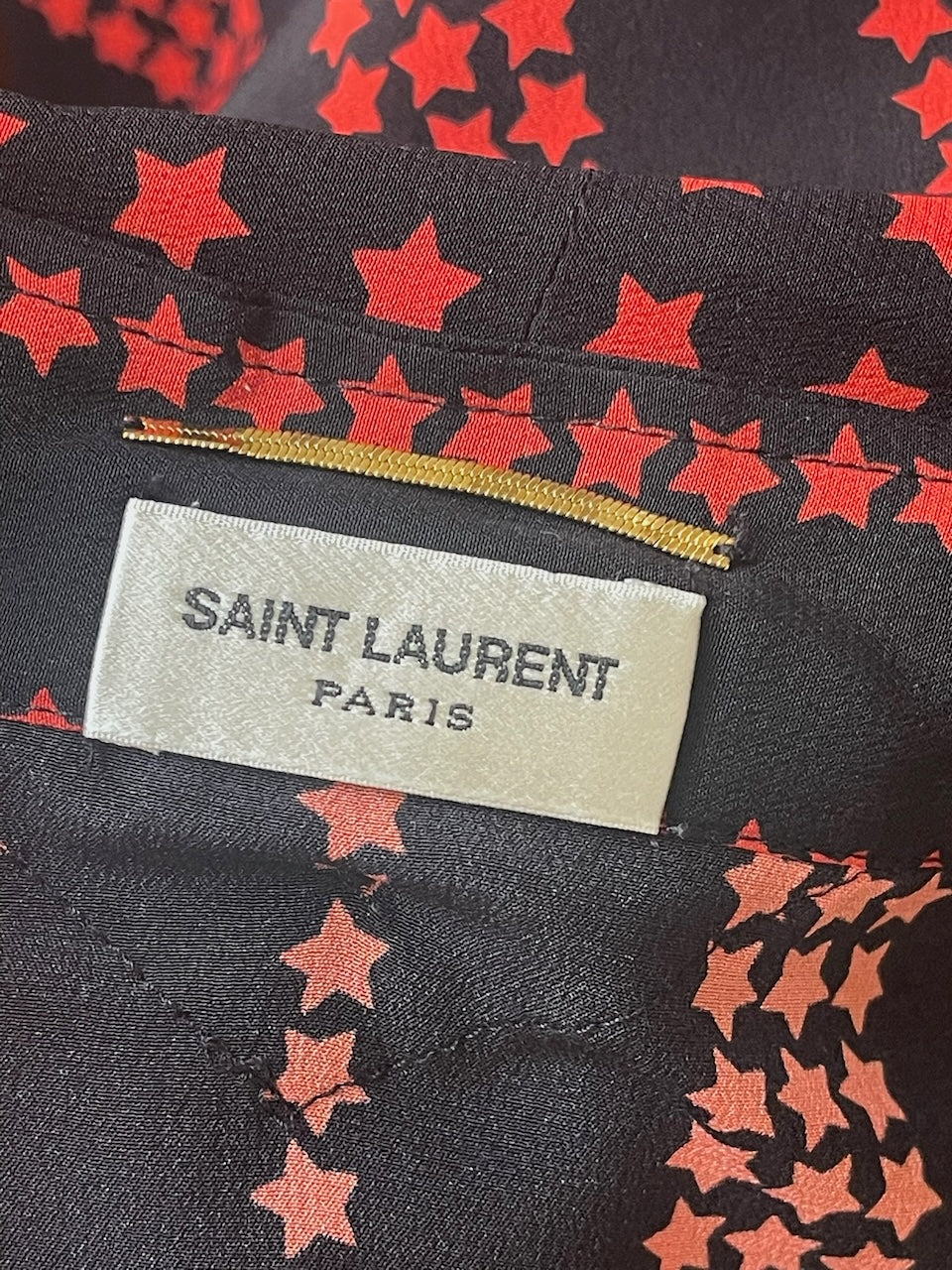 Chemise Saint Laurent noire T.40