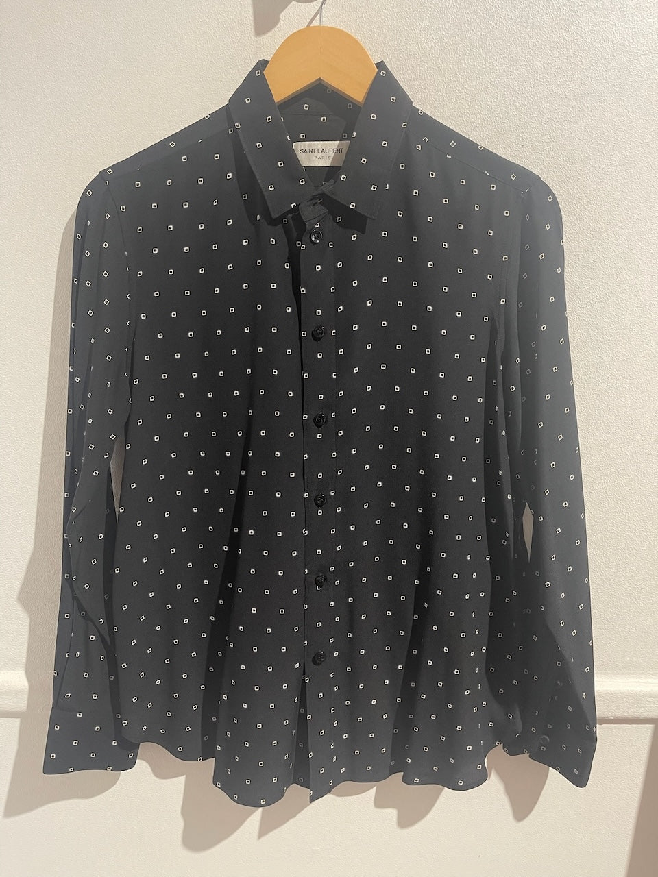Chemise Saint Laurent noire T.42