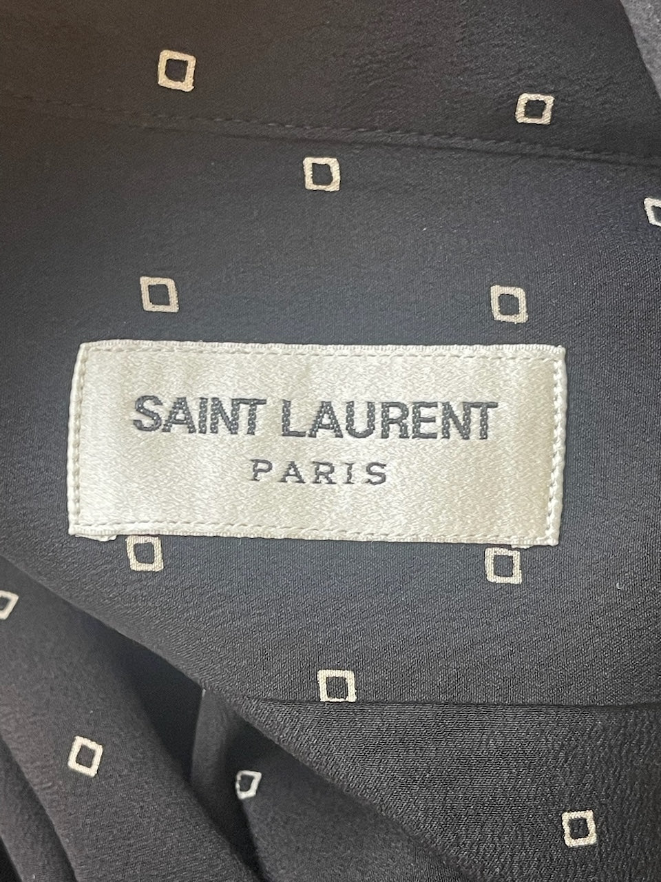 Chemise Saint Laurent noire T.42
