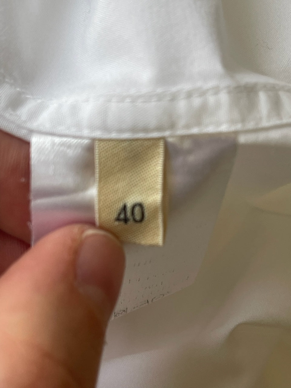 Chemise Celine blanche T.40