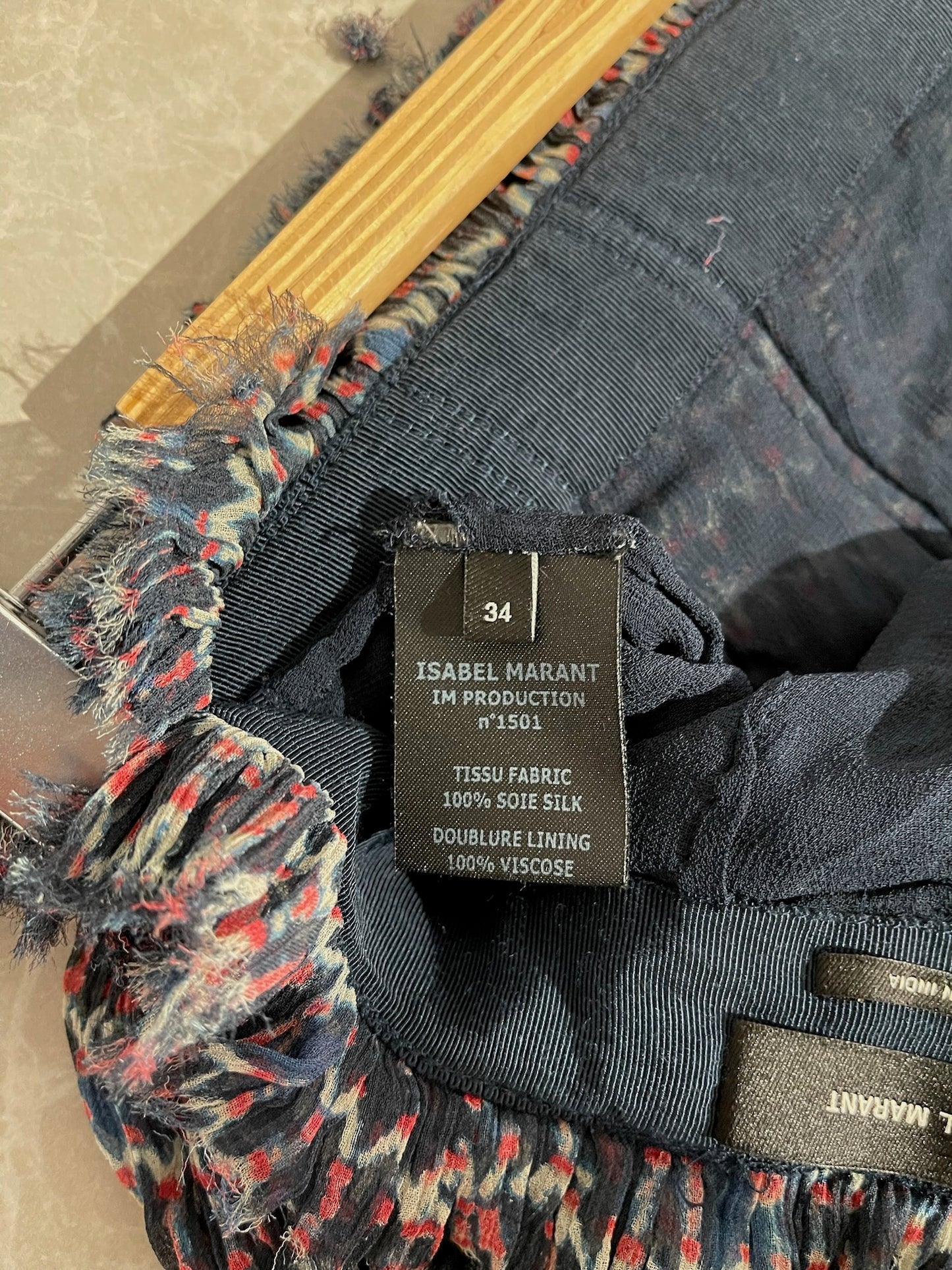 Minijupe Isabel Marant bleue T.34