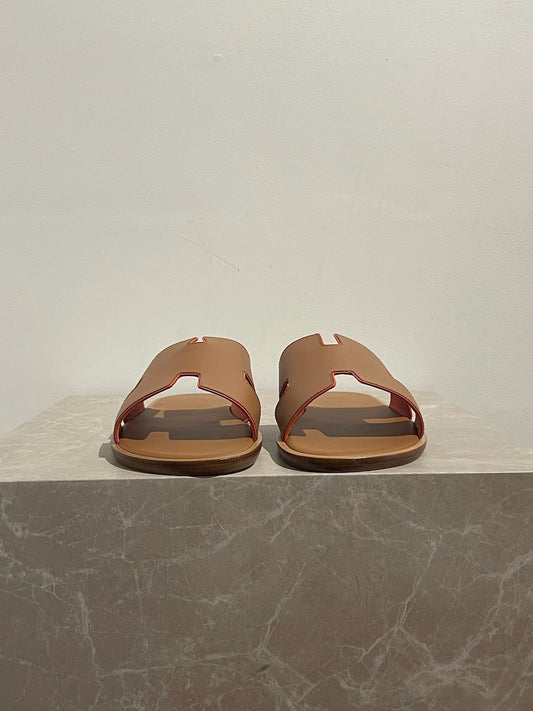 Mules Hermès Izmir camel T.43 NEUVES