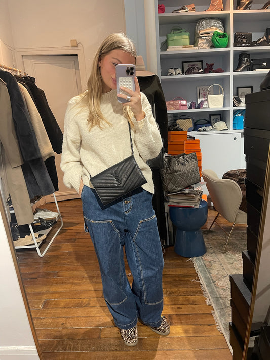 Sac Saint Laurent Cassandre noir