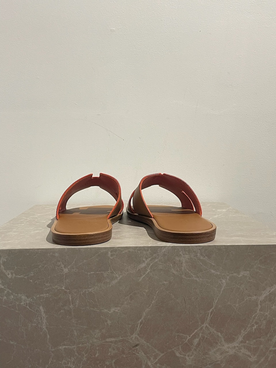 Mules Hermès Izmir camel T.43 NEUVES