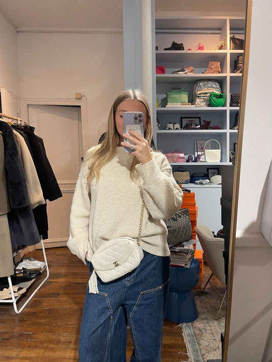 Sac Chanel Camera écru