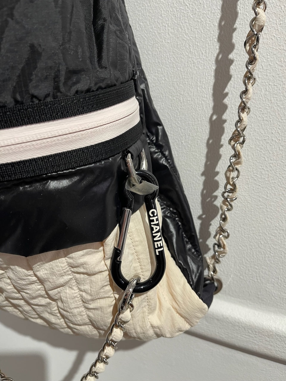 Cravate Chanel noire