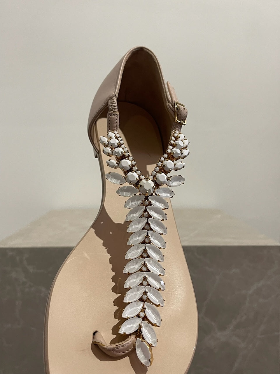Sandales Giuseppe Zanotti beiges T.38,5
