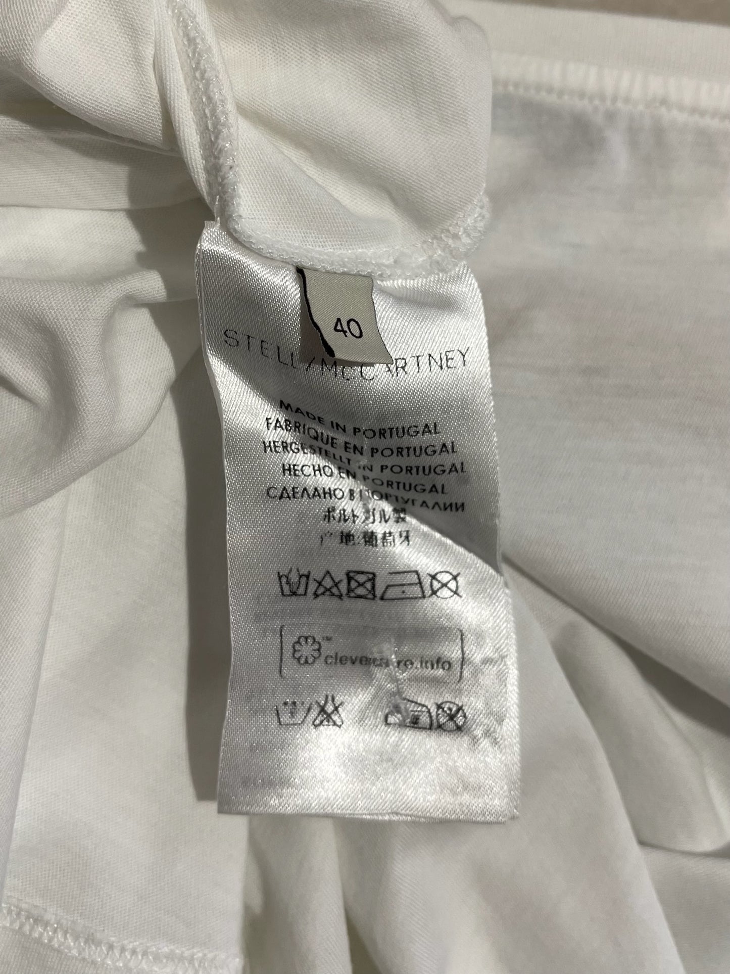 T-shirt Stella McCartney blanc T.36