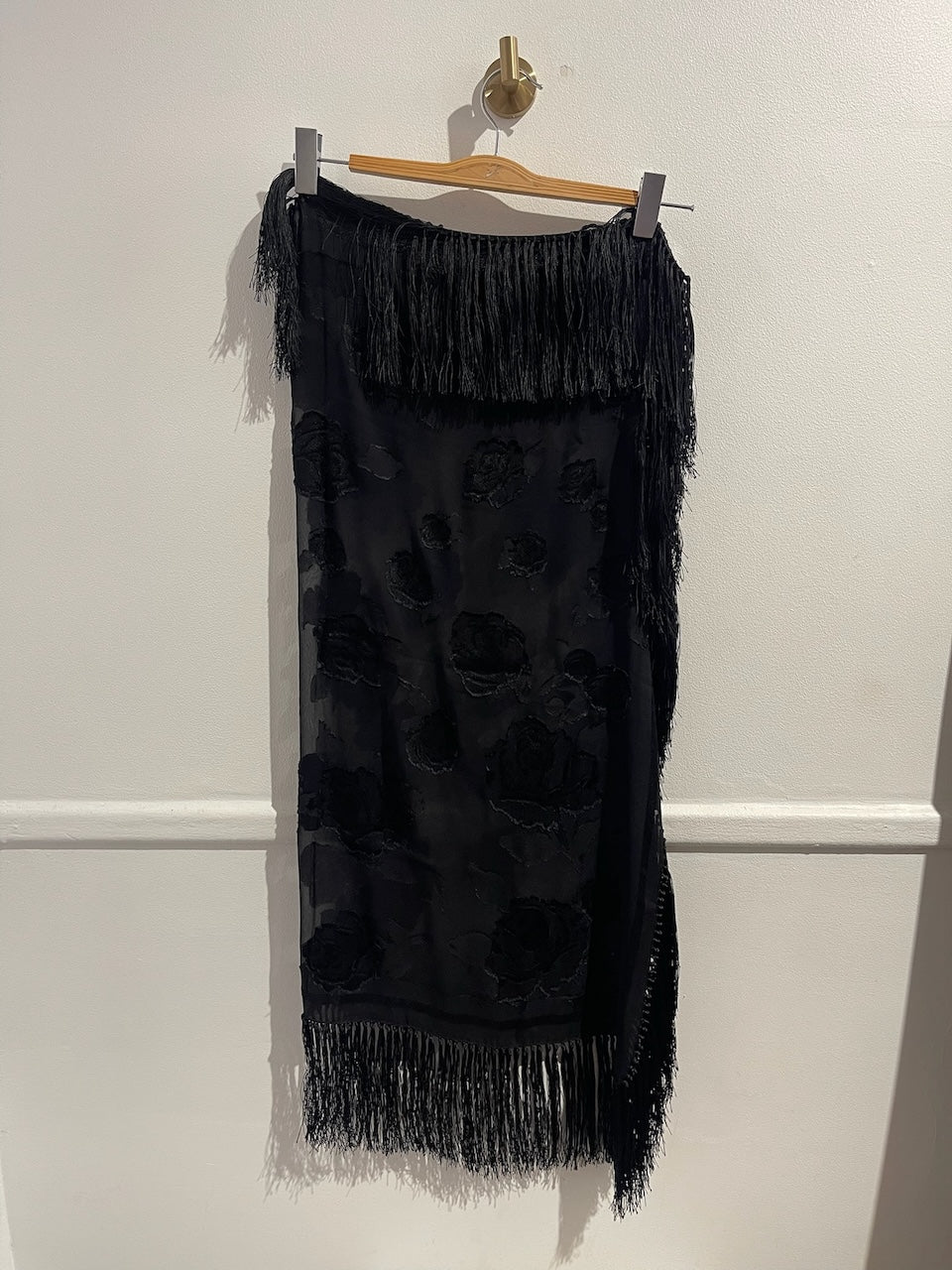 Foulard Saint Laurent noir