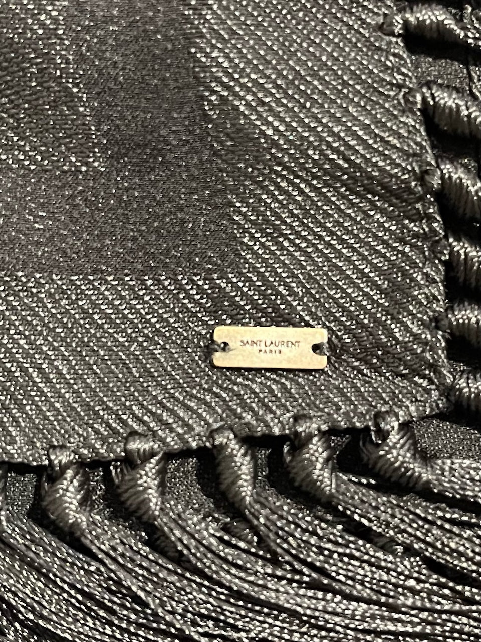 Foulard Saint Laurent noir