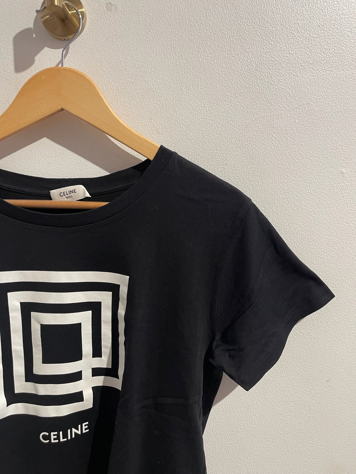 T-shirt Celine noir T.S