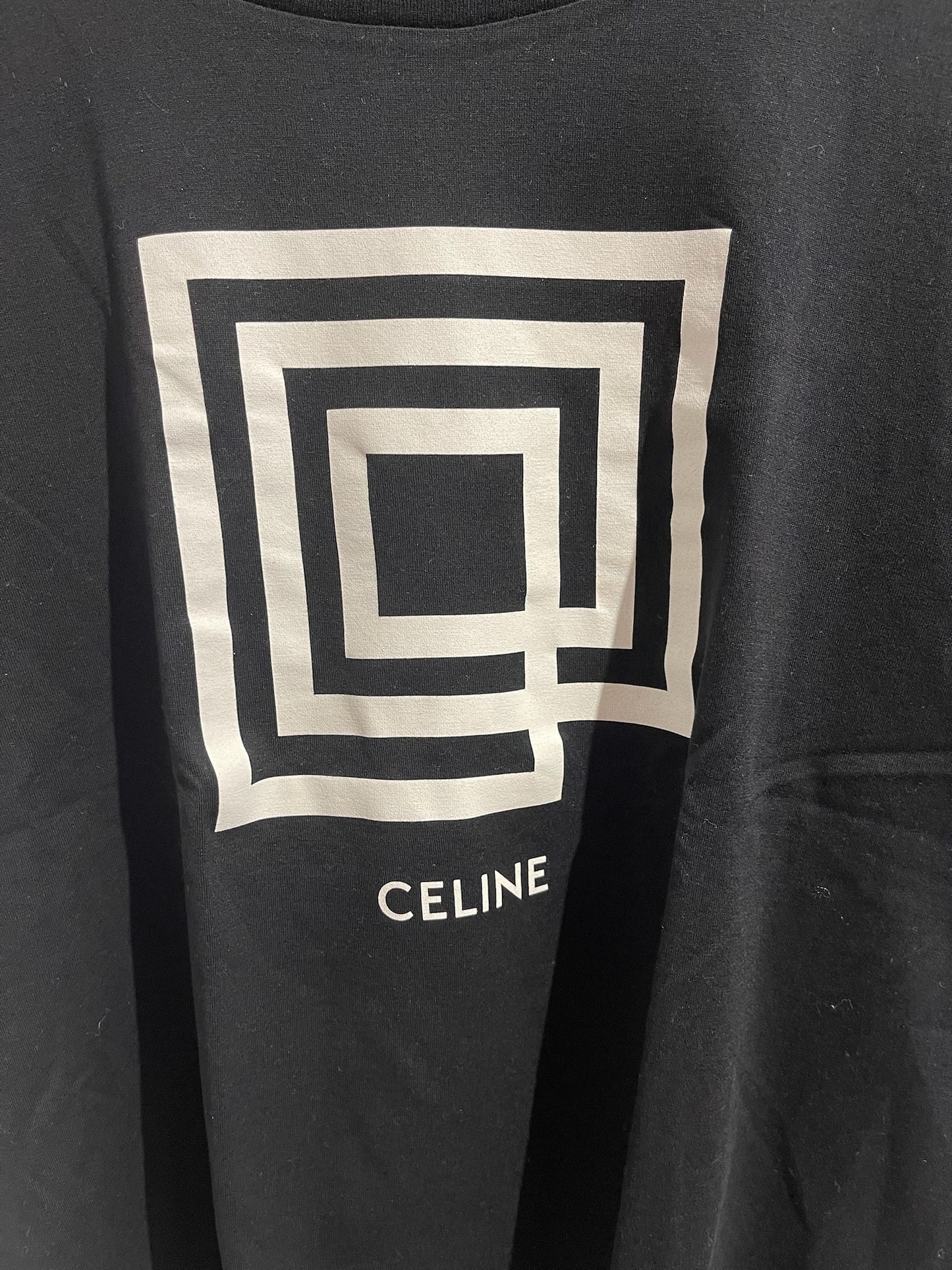 T-shirt Celine noir T.S