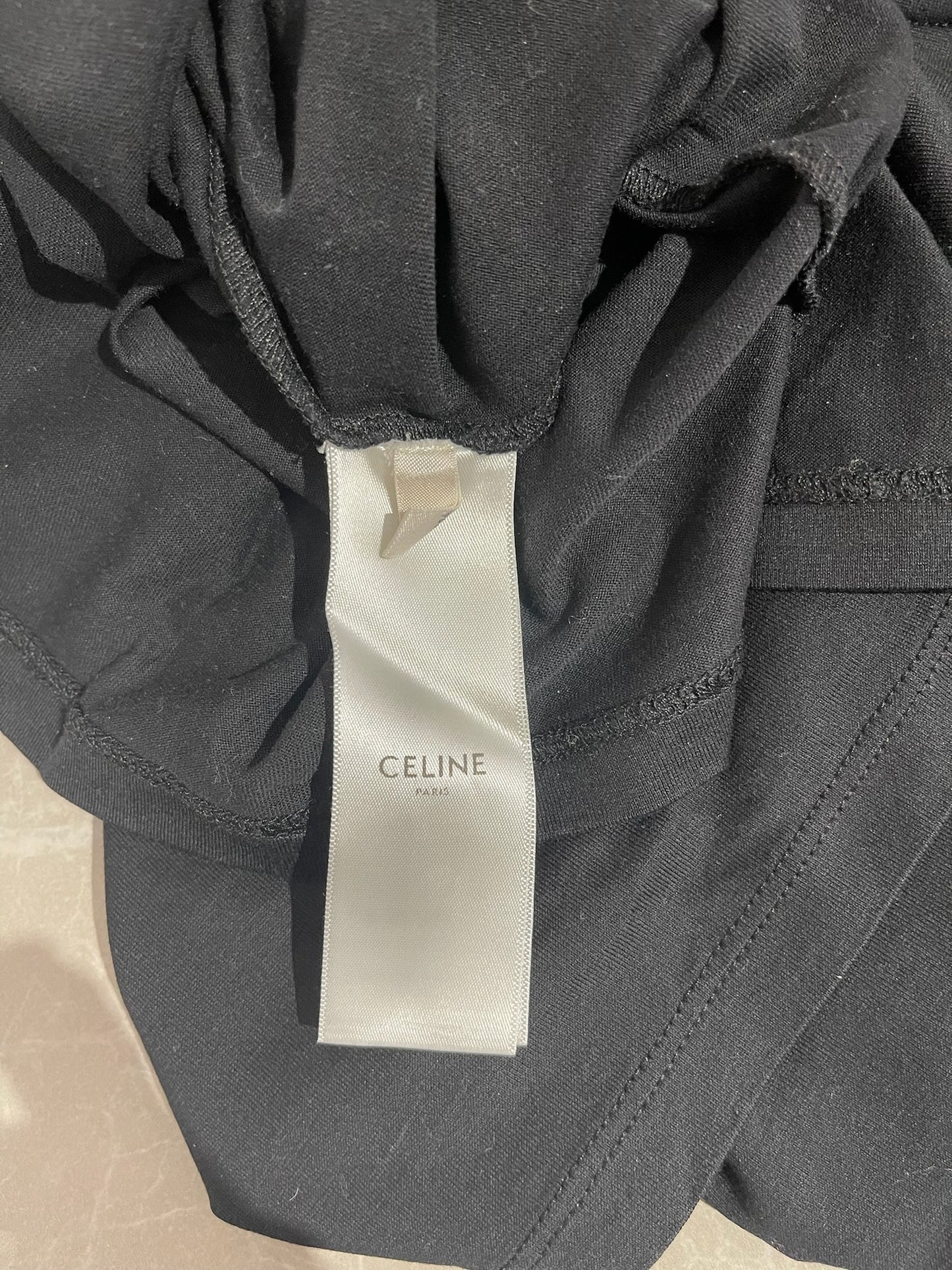 T-shirt Celine noir T.S