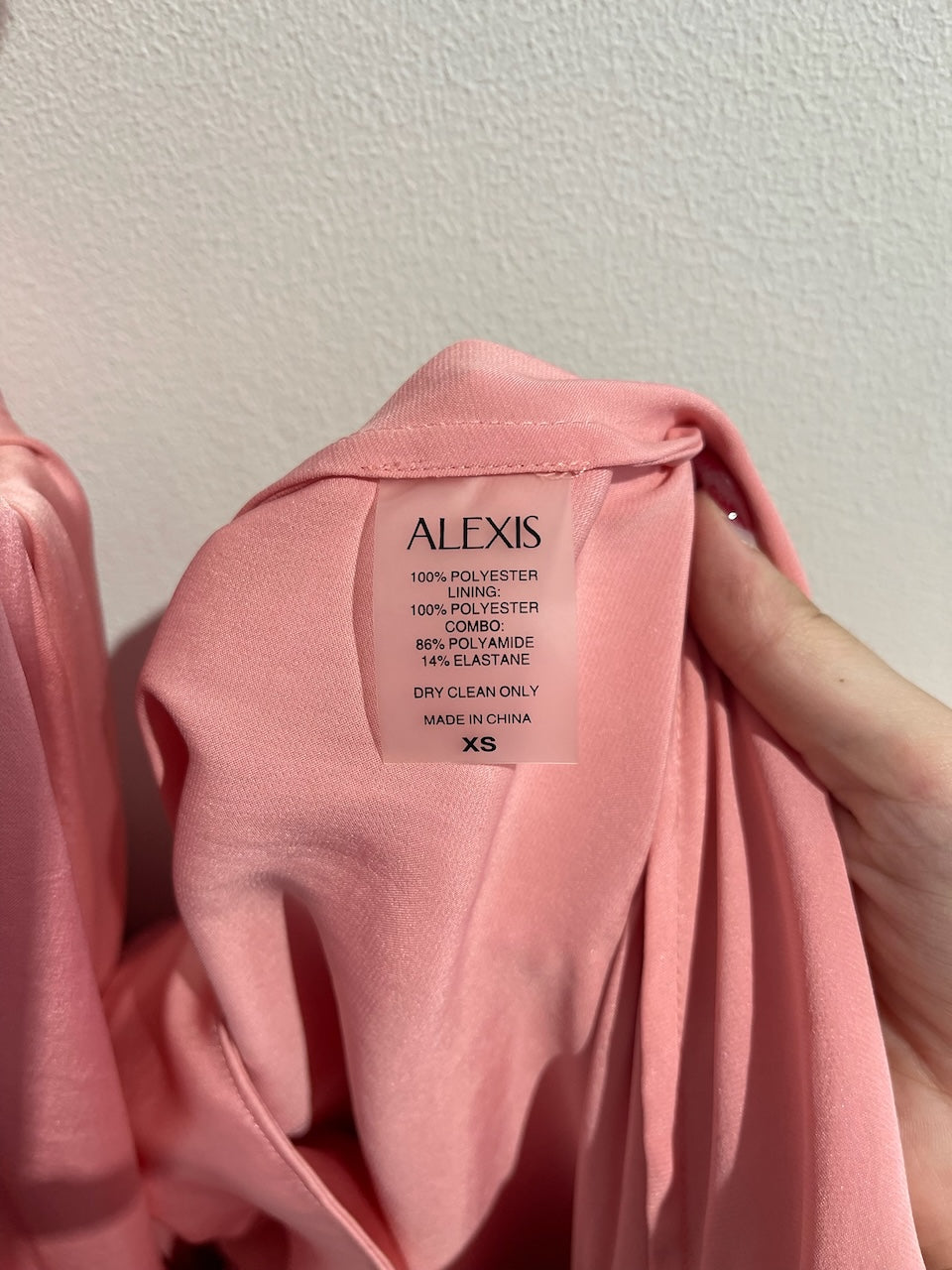 Robe Alexis rose T.XS