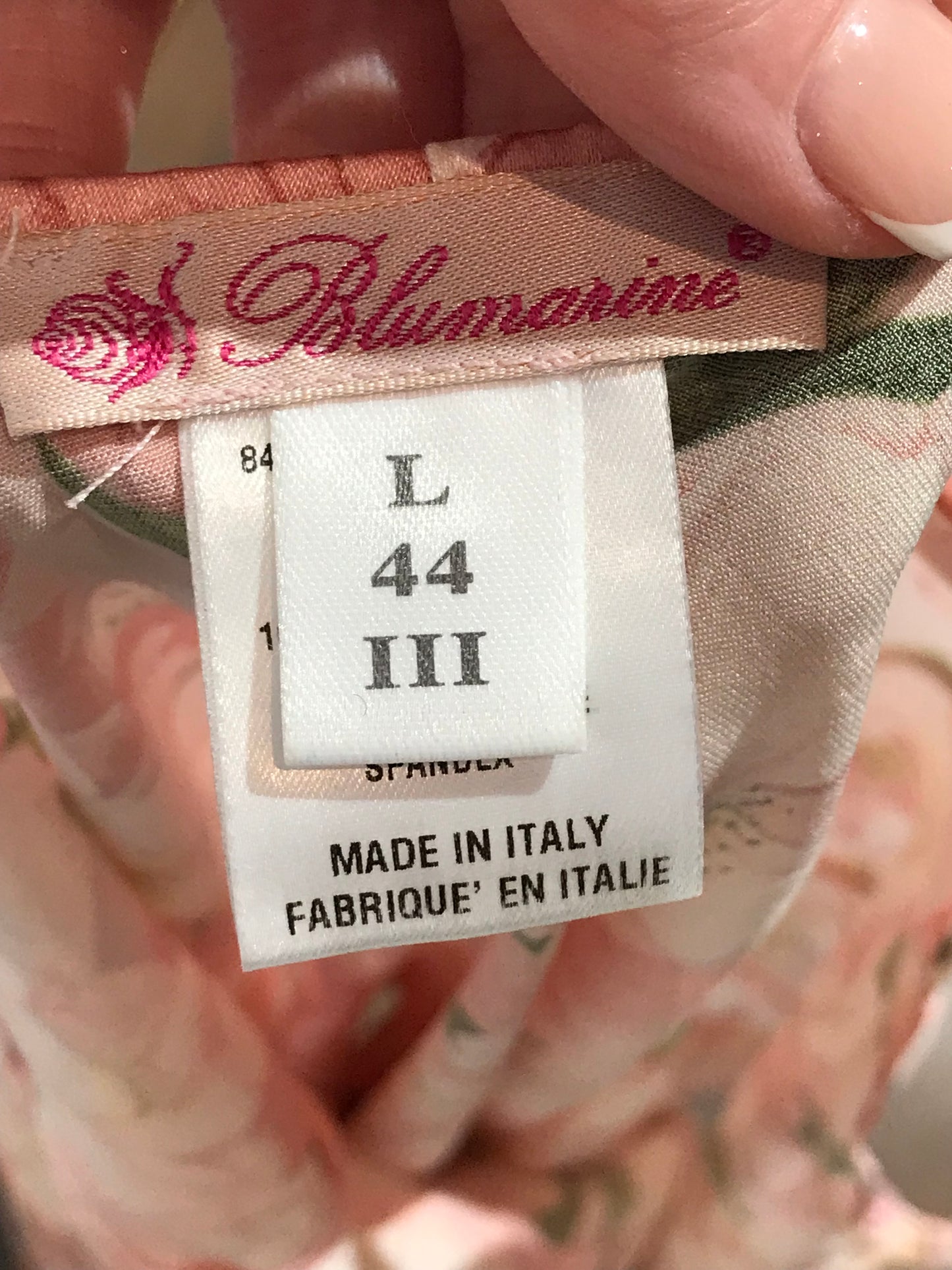 Robe Blumarine rose T.40