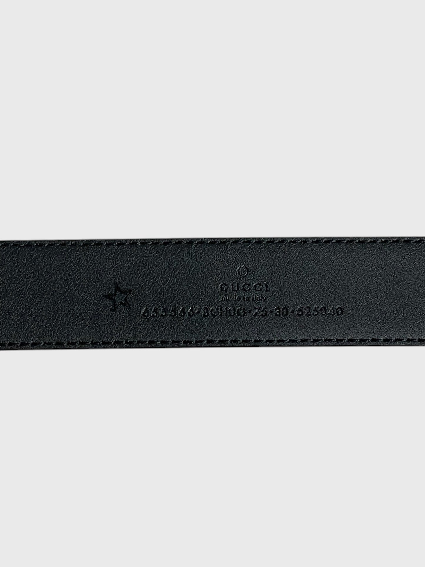Ceinture Gucci noire T.75