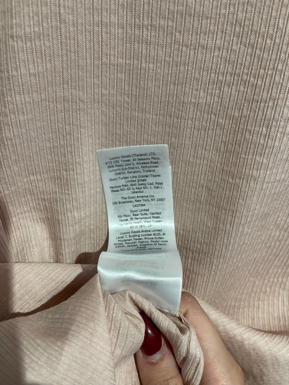 Chemisier Gucci rose T.34