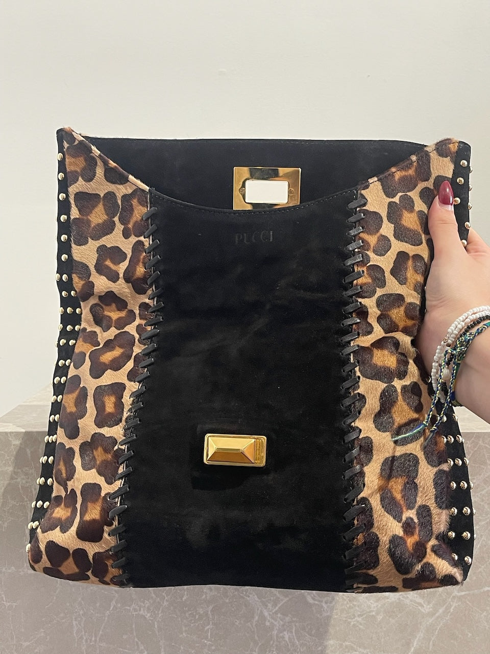 Pochette Emilio Pucci léopard