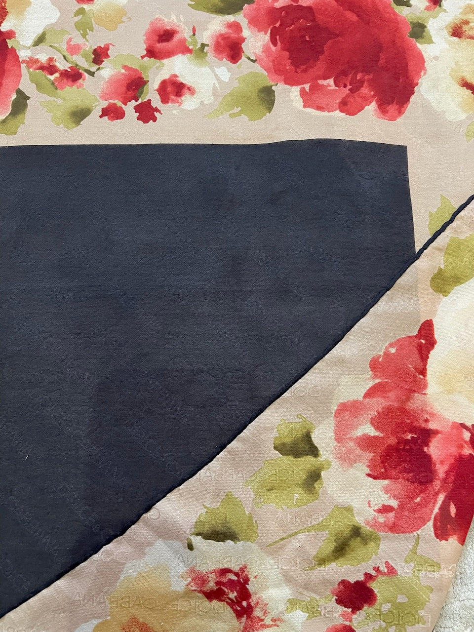 Foulard Dolce & Gabbana noir
