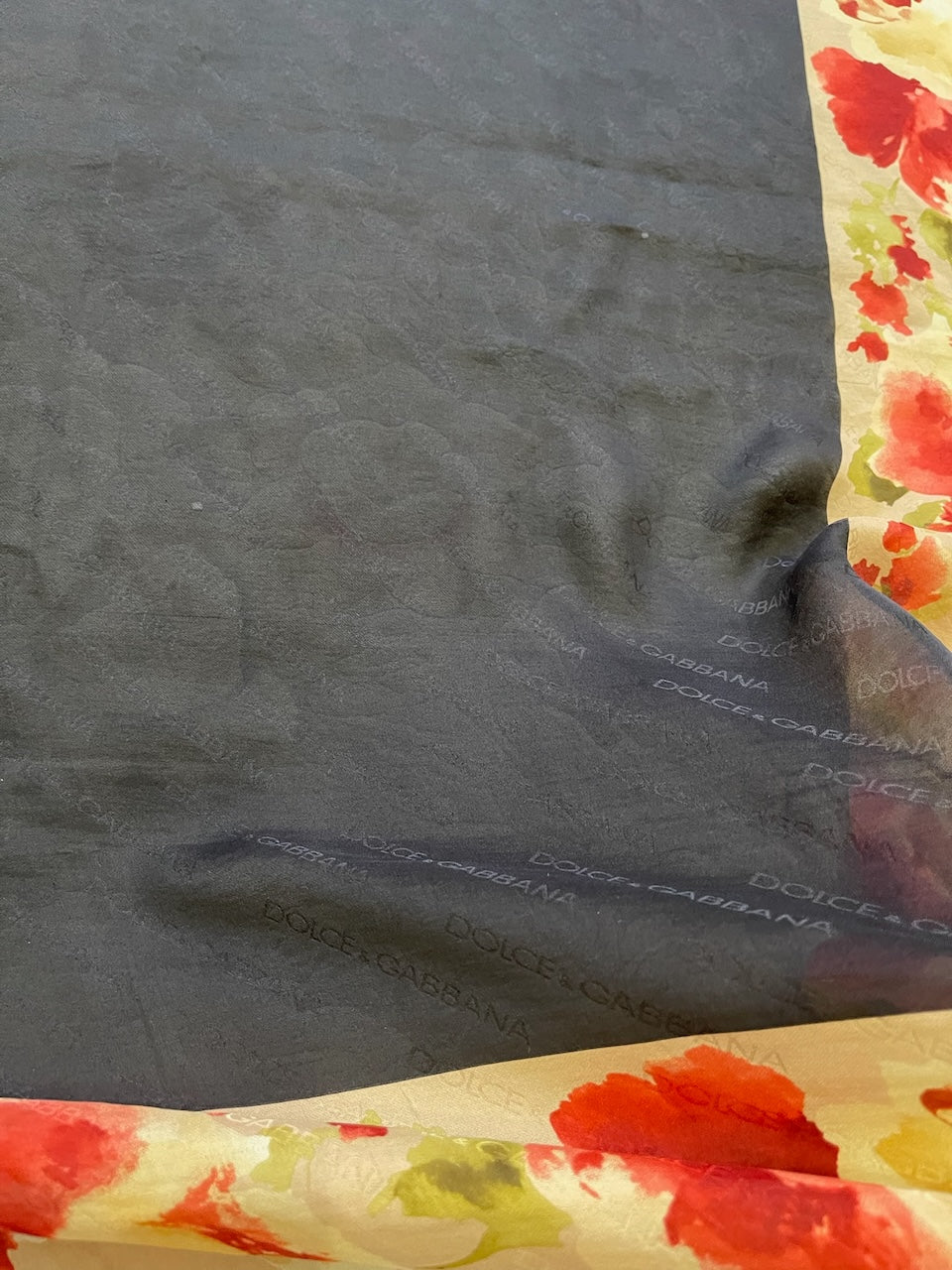 Foulard Dolce & Gabbana noir