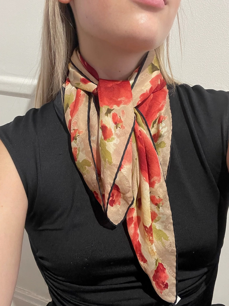 Foulard Dolce & Gabbana noir