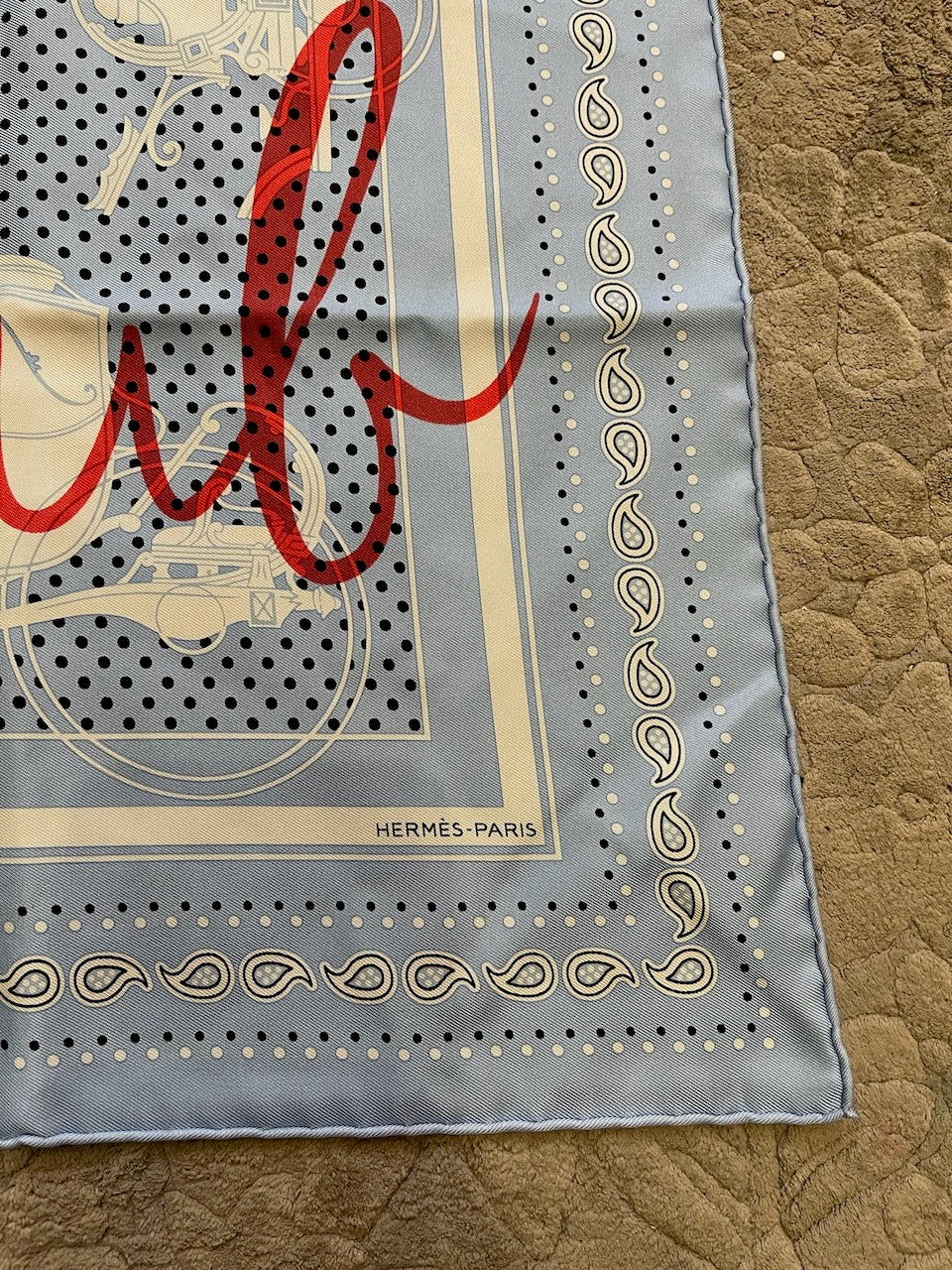 Carré 55 Hermes "Ex-Libris" Bandana NEUF