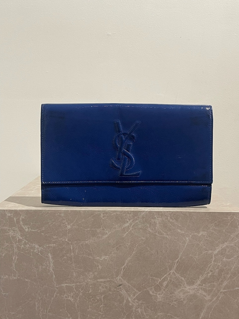 Pochette Saint Laurent bleue