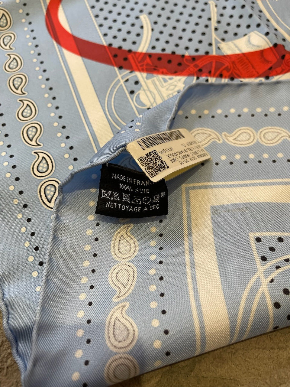 Carré 55 Hermes "Ex-Libris" Bandana NEUF