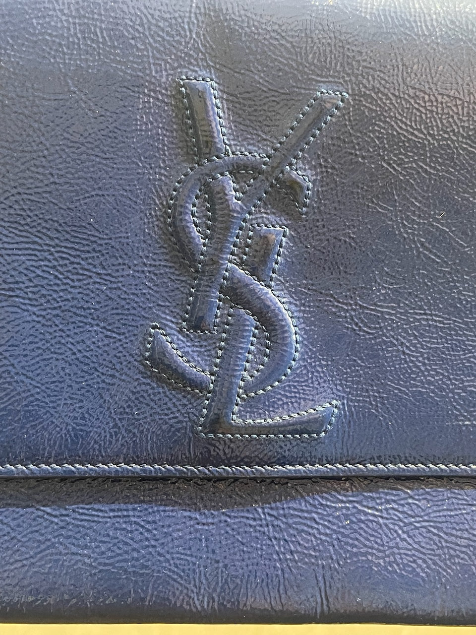 Pochette Saint Laurent bleue