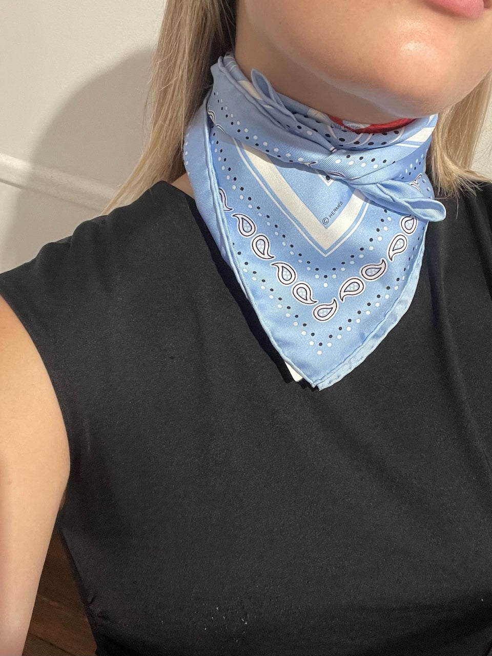 Carré 55 Hermes "Ex-Libris" Bandana NEUF