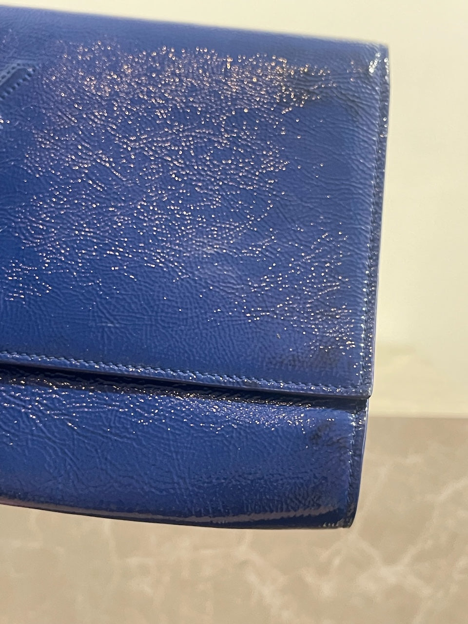 Pochette Saint Laurent bleue