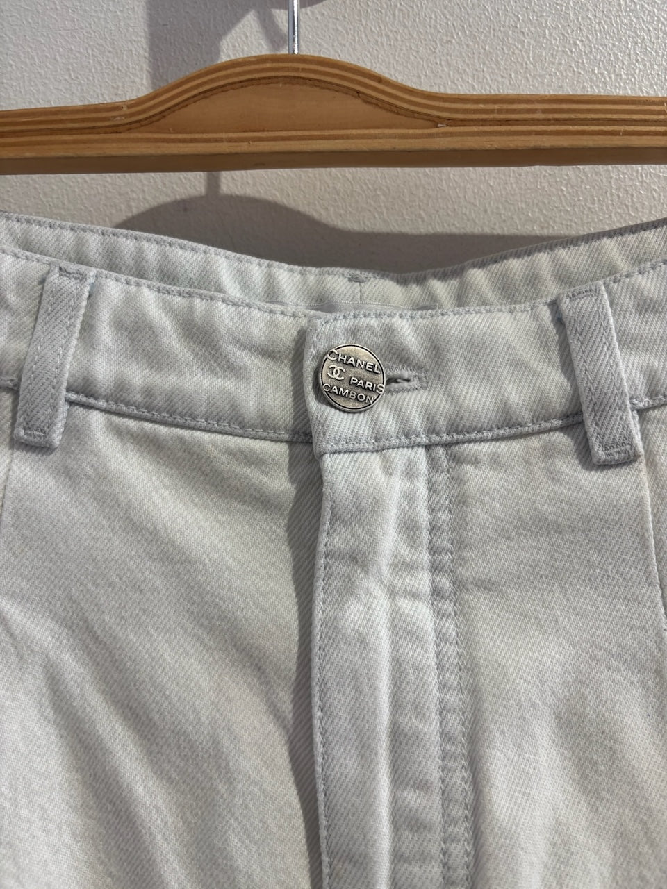 Jeans Chanel blanc T.40