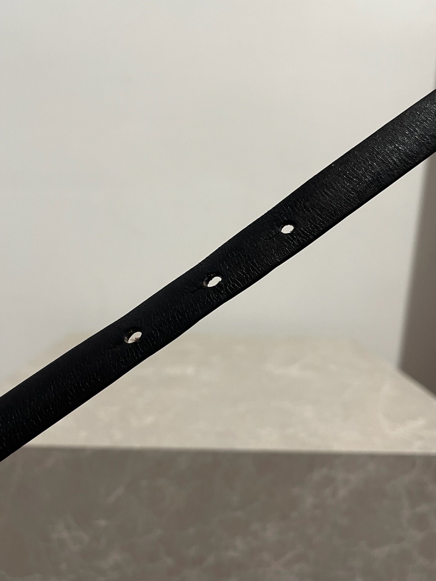 Ceinture Chanel noire CC T.80