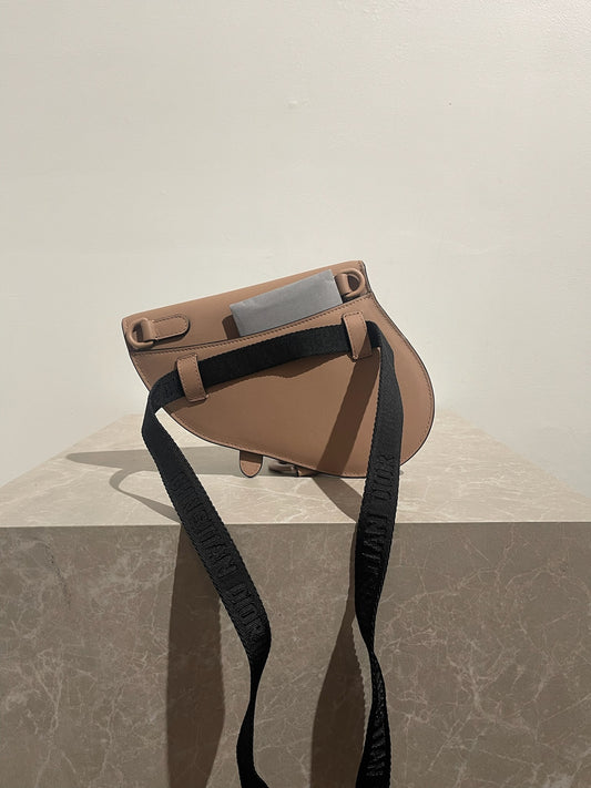Sac Dior Saddle Belt beige