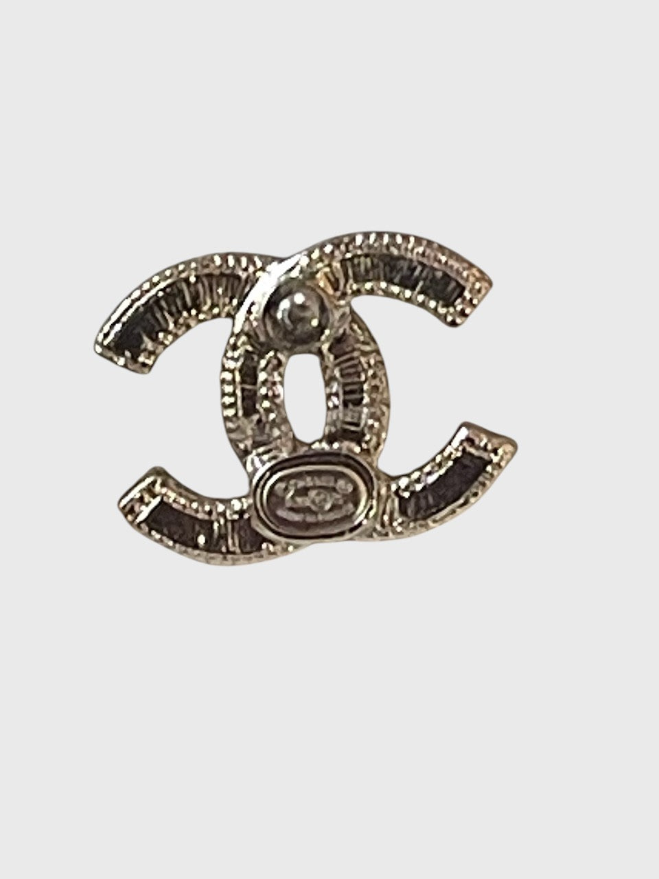 Boucles d'oreilles Chanel mini jaune