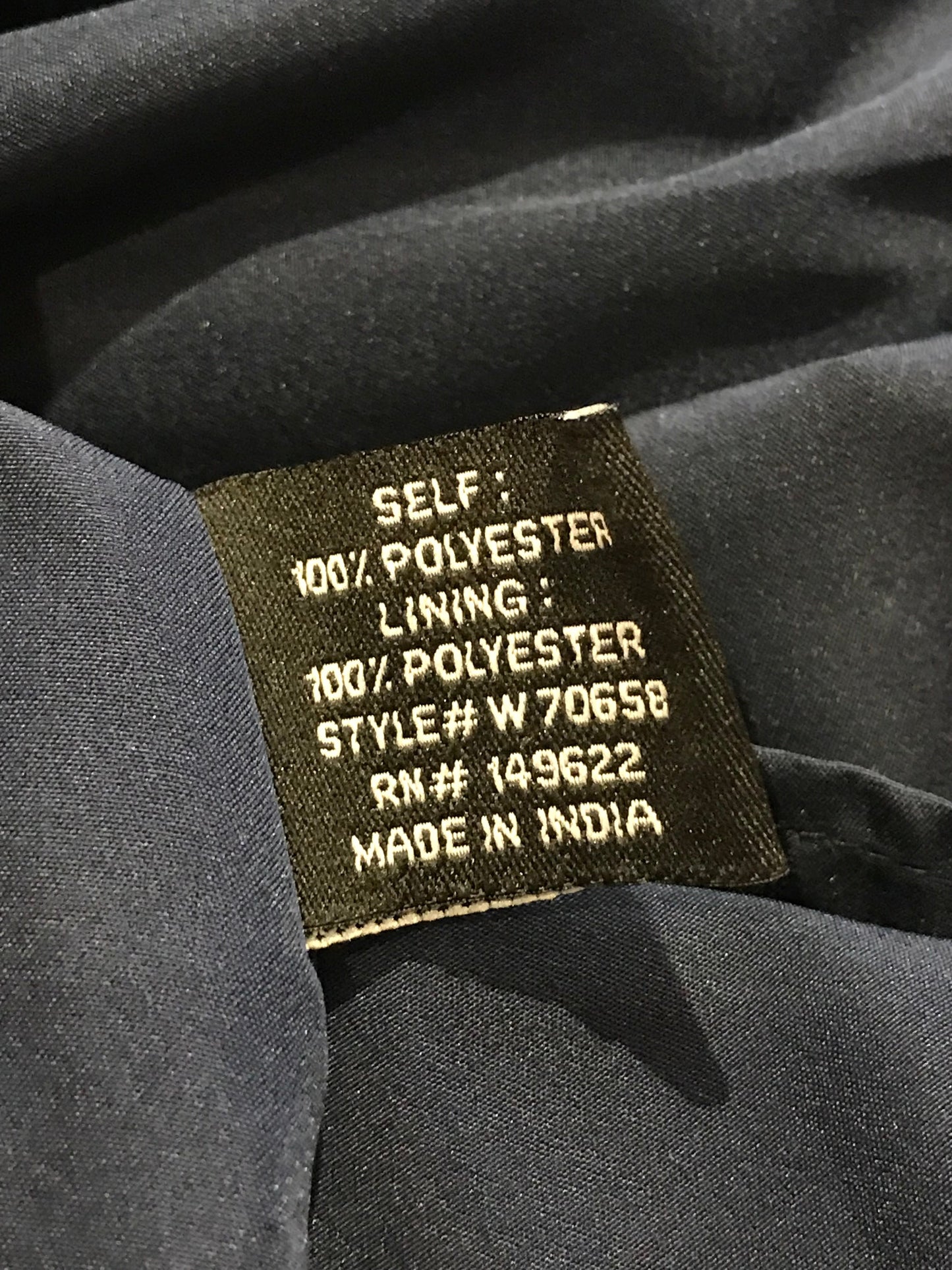 Robe Walter Baker bleu marine T.34