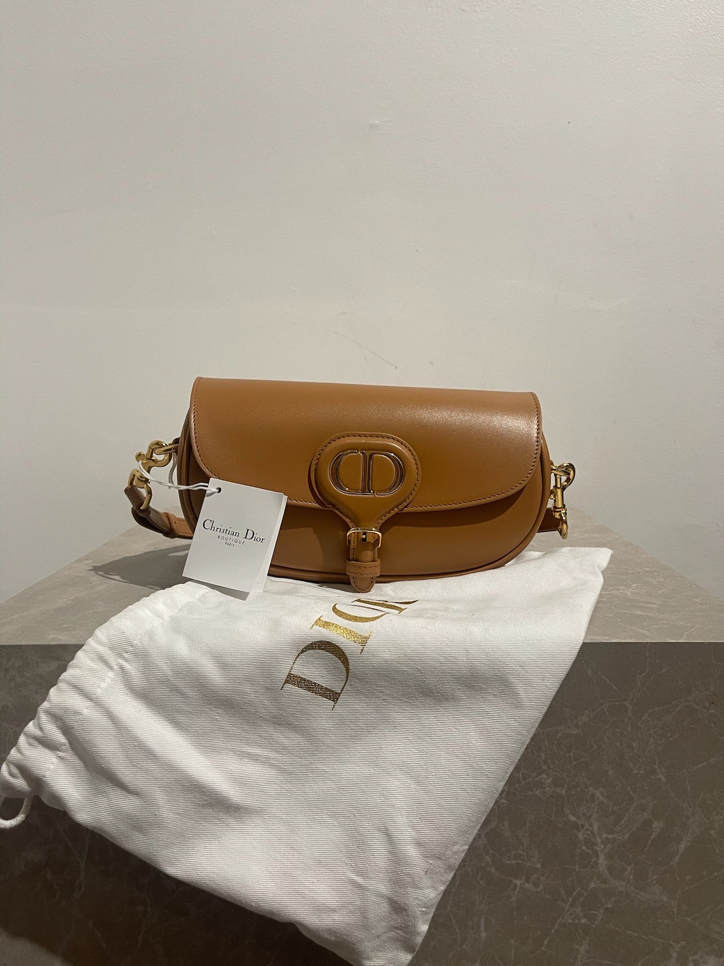 Sac Dior East West Bobby camel