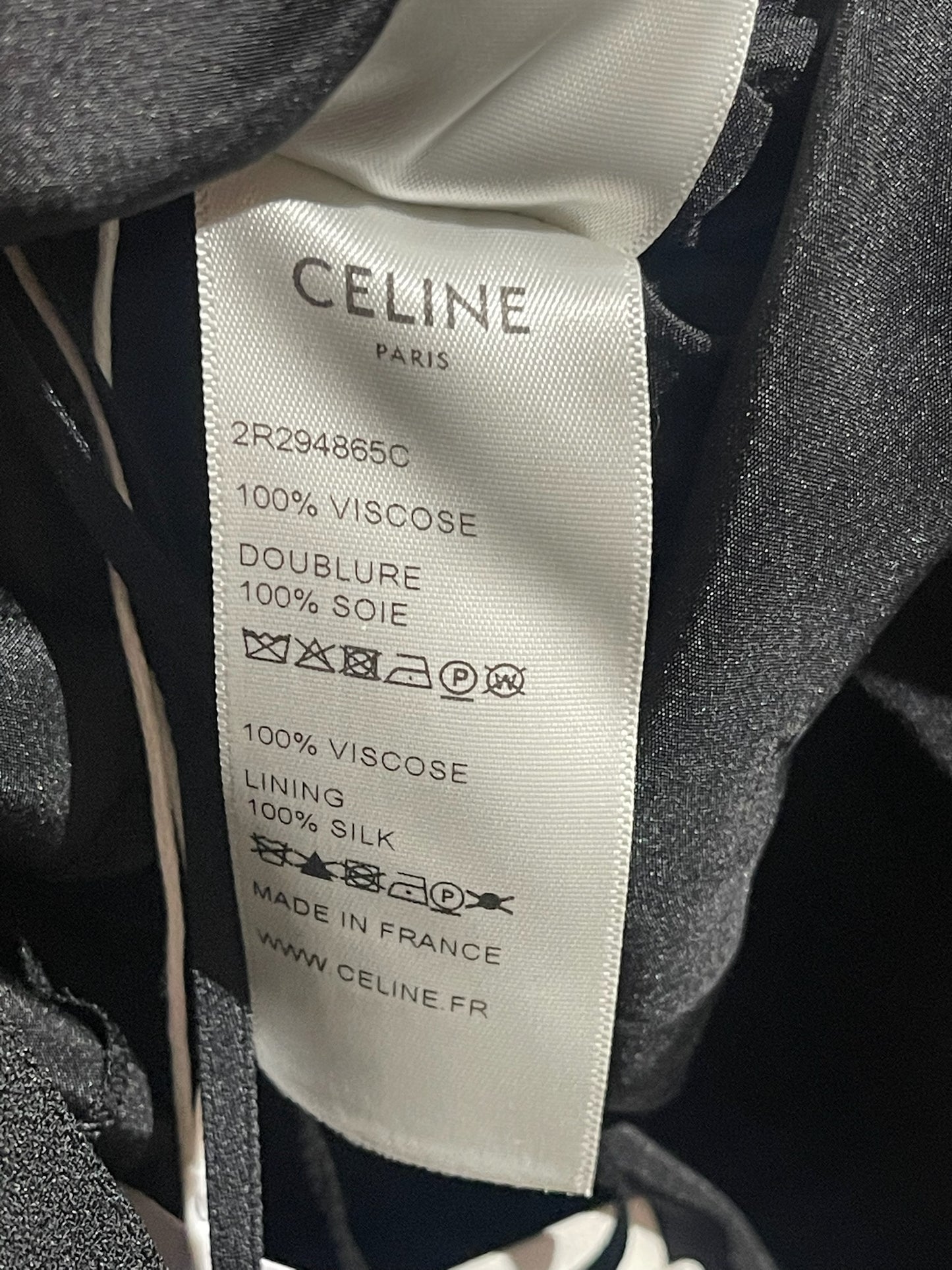 Robe Celine noire T.36