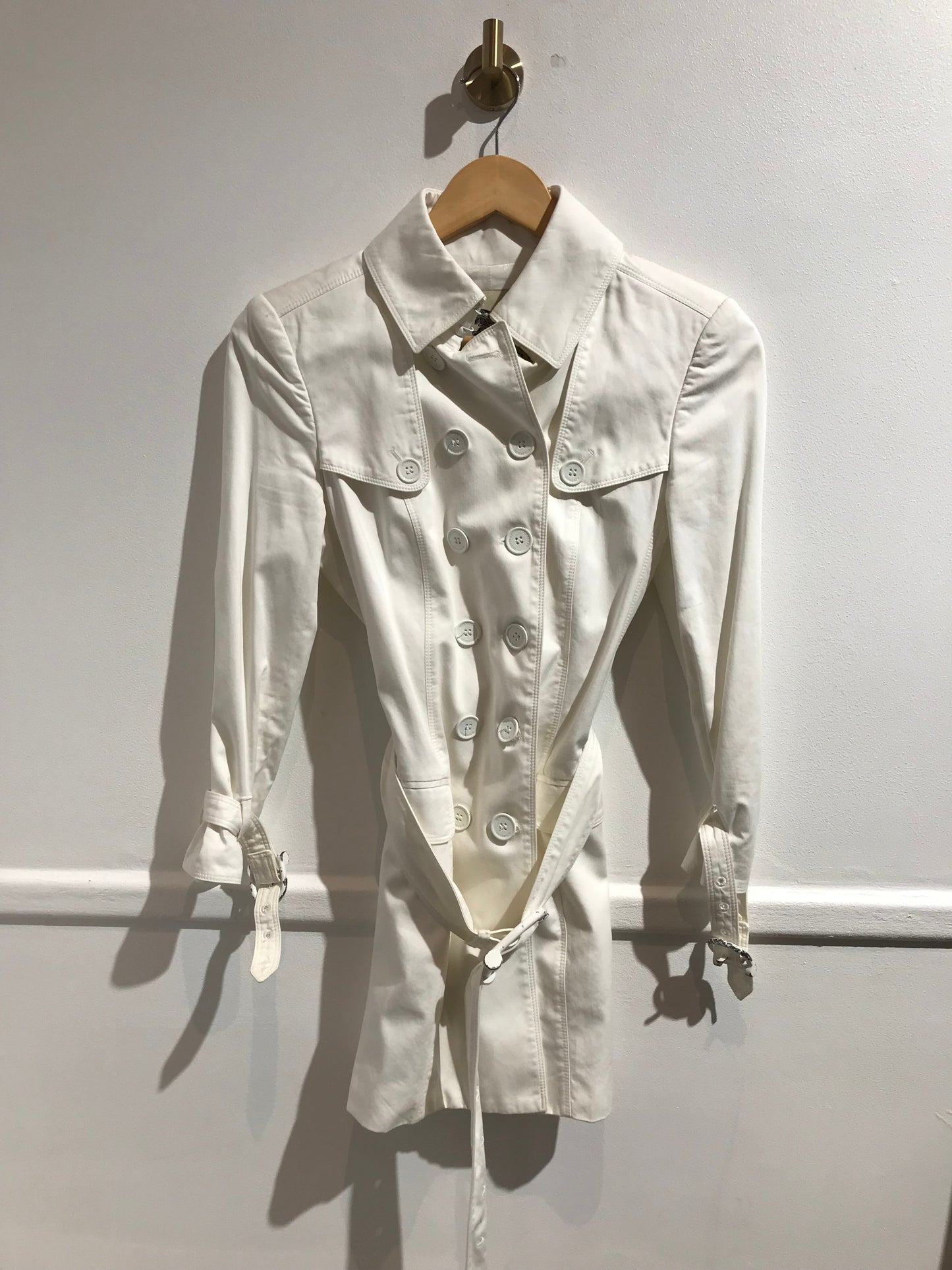Trench Burberry blanc T.34