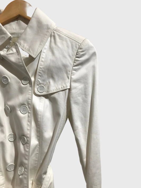 Trench Burberry blanc T.34