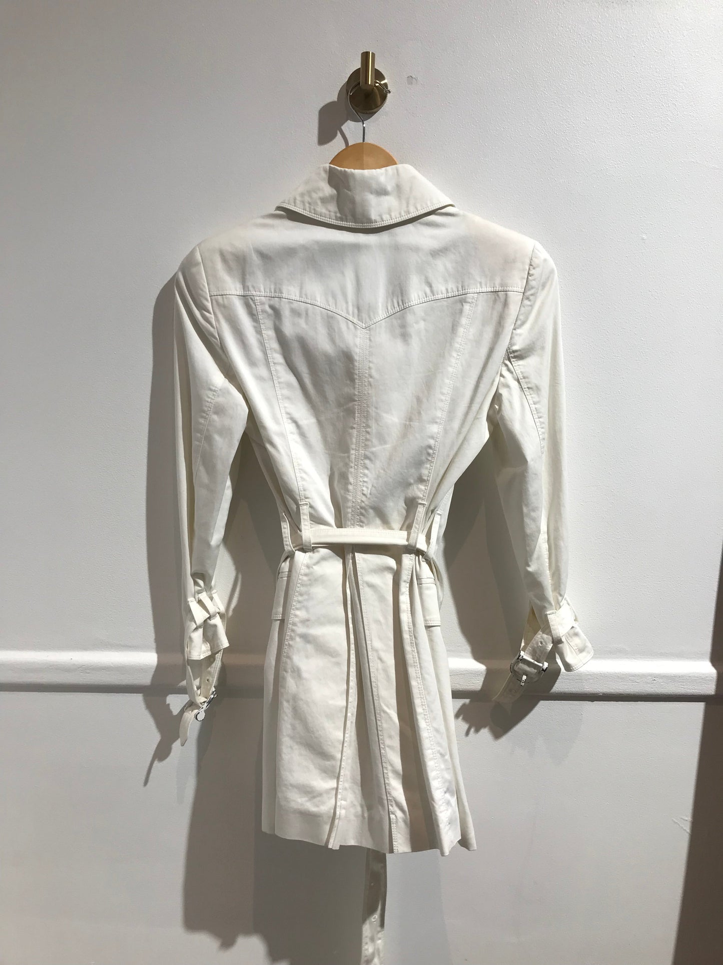 Trench Burberry blanc T.34