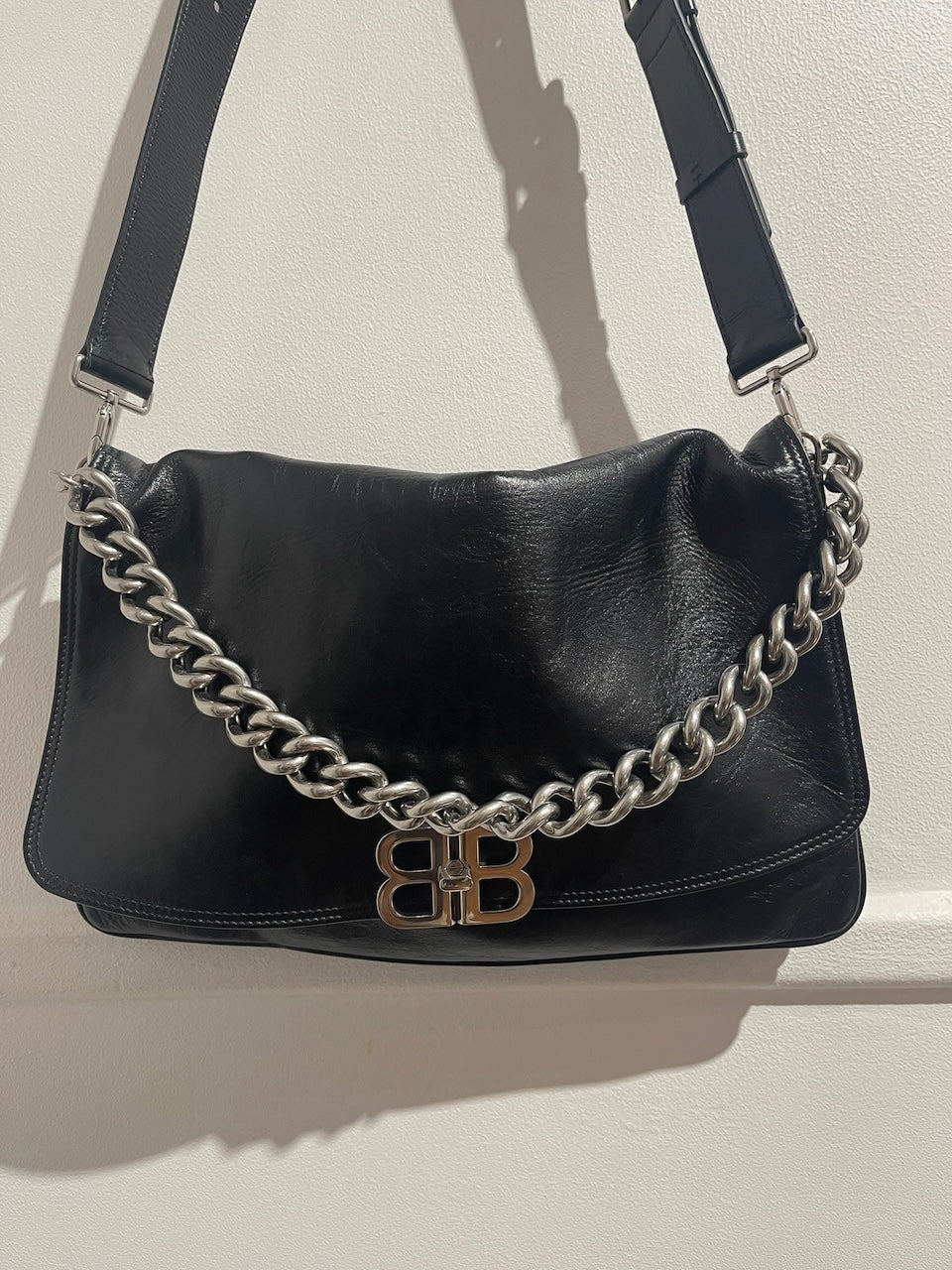 Sac Balenciaga BB Soft noir